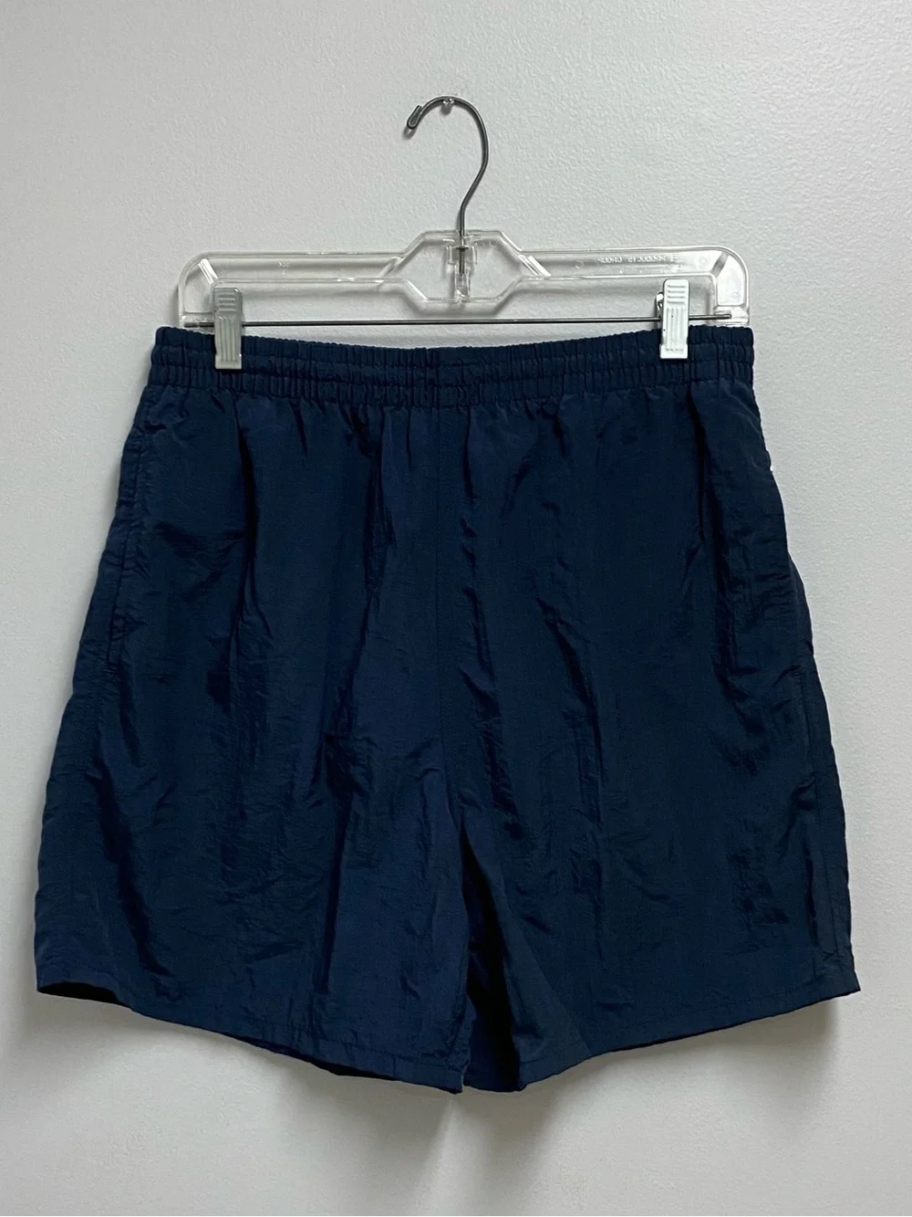 Harbor Isle Mens Navy Elastic Waist swim trunks size Medium